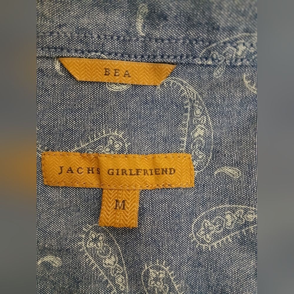 Jachs Girlfriend Bea 100% Cotton Plaid Snap Button-Up Flannel Long Sleeve Shirt - Picture 7 of 9